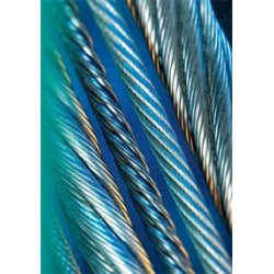 Cable Acero Galvanizado 6x7+1 4mm. Rollo De 25 Metros