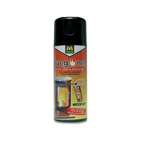 Pintura Termica Color Negro Aerosol 400ml Resistencia 600:c