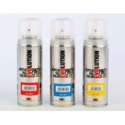 Spray Acril.brillo Evol.200amarillo 1021