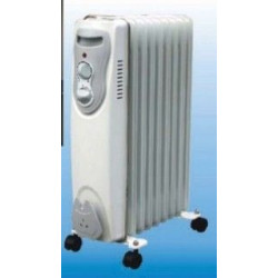 Radiador Elec Aceite 05 Elementos 1000w Vivahogar