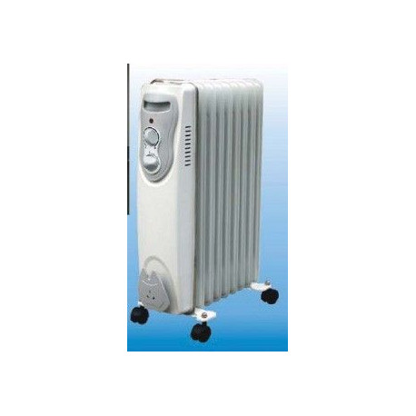 Radiador Elec Aceite 07 Elementos 1500w Vivahogar