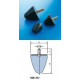 Antivibratorio Tope Progresivo Macho T-50x50 115003 10pz.