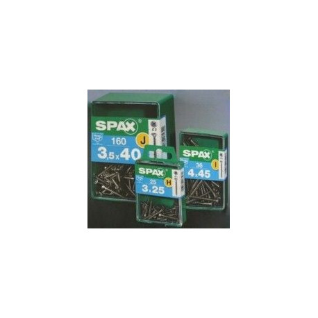 Tornillo Spax L Galvanizado 4x40  100pz.7081010400403