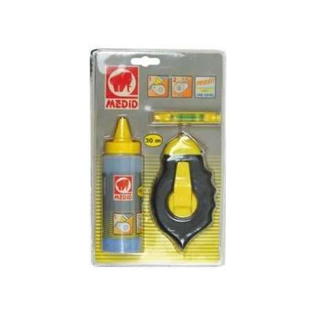 Plomada Alb. Trazad. 30mt Col.115gr Niv.cordel Abs Medid