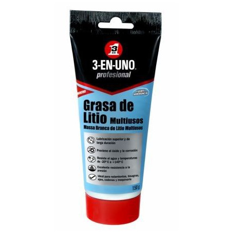 Grasa Lubricante Litio Multiuso 3-en-uno 150 Gr