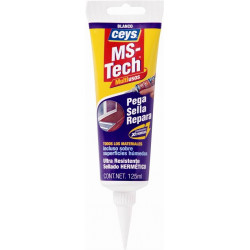 Pegamento Multiusos Ms-tech Tubo 125ml Blanco 5072232 Ceys