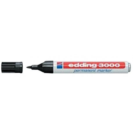 Rotulador Permanente Edding 3000 Negro  Ancf60014