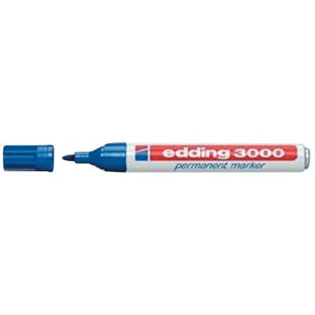 Rotulador Permanente Edding 3000 Azul  Ancf60014