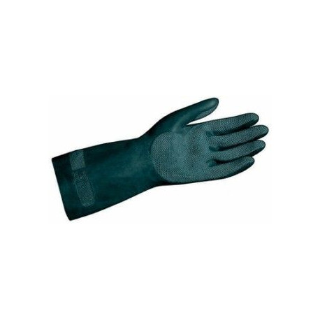 Juba Guante poliamida recubrimiento latex rugoso amarillo talla 8