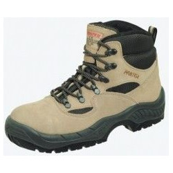 Bota Serraje Beige S1p Punt Plast+plant Metal T39 Texas Plus