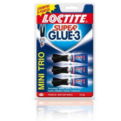 Pegamento Instantaneo Loctite Sg-3 Mini Trio 3 Tubos De 1gr