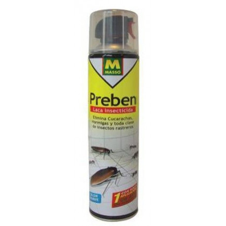 Insecticida Cucarachas Efecto Inmediato Masso 600 Ml