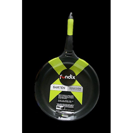 Sarten 28cm Alum Fundido Val.inducc Mang Desmont Fundix