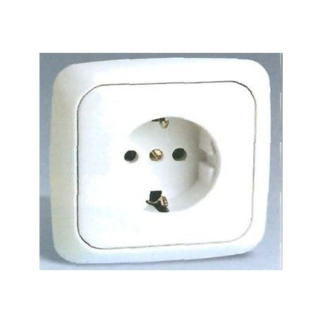 Base Enchufe C/tt Schuco Blanco 31472-60