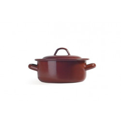 Cacerola 34cm C/tapa Ind A/esm Teja Estrella