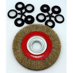 Cepillo Circular Metalico 150mm/20mm Acero P/amolado. Tryun