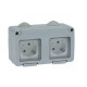 Base Enchufe Elec 10amp250v Sch.dob Est.tt Lat Ip55 Gr Famat