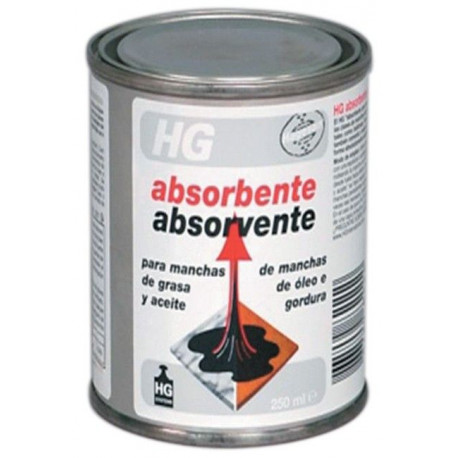 Absorbe Manchas Aceite/grasa En Hormigon, Piedra 250ml Hg