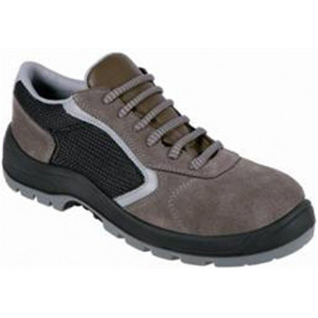 Zapato Serraje+textil S1p Transpirable Gris Cauro Oxigenot38