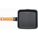 Grill Plancha 28x28cm Rayas C/m Ind Al/fu Nar Efficient Bra