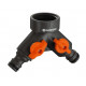 Distribuidor Doble Grifos 20/27 Y 26/34 2salid C/valv Cierre