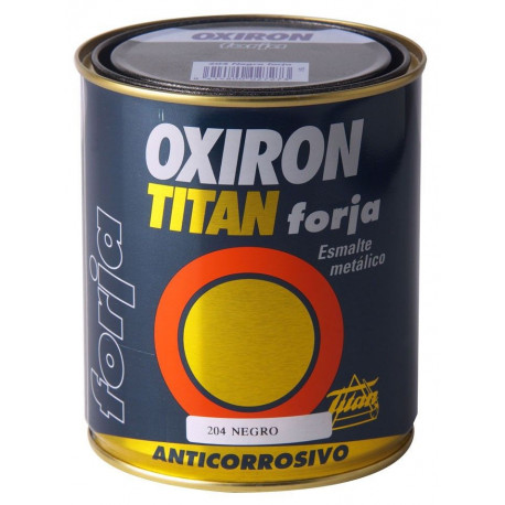 Esmalte P/metal Forja Marron Oxido 375ml Oxiron Titan