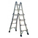 Escalera Ind.mult Tijera 4,16mt 8+8 Telesc Alu Excell Cody