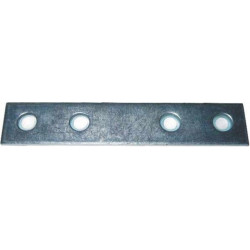 Placa Recta Union 60x15mm Zincada