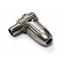 Conector Antena Coaxial Macho Acodado Met Axil
