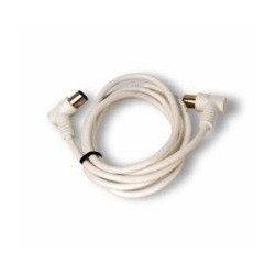 Prolongador Cable Antena Conector Acodado 1,5mt Bl Axil