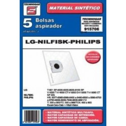 Bolsa Aspirador Papel Lg-nilfisk-philips 915706 Thogar 5 Pz