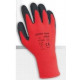 Guante Nylon Rojo Palma Nitrilo Negro Eco-nit Foamt10 Juba