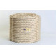 Cuerda Torcida 22mm Sisal Nat 4 Cabos Hyc 100 Mt