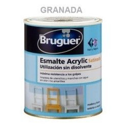 Esmalte Acrilico Satinado Granada 250ml Bruguer 1526