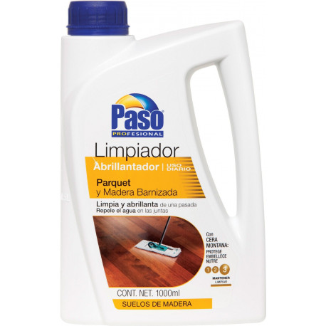 Limpiador/abrillantador Parquet Y Madera Barnizada 1,0lt Pas