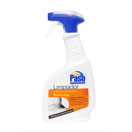 Limpiador/abrillantador Acero Inoxidable 500ml Paso 703002