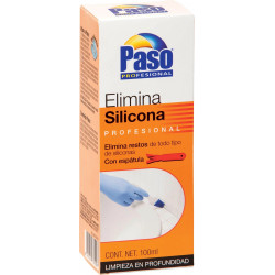 Eliminador Potente Silicona + Espatula 100ml Paso 703105