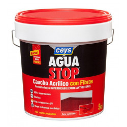 Impermeabilizante Caucho Acrilico C/fibras Terracota 5kg