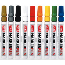 Marcador Pintura Permanente 8grs/10ml Azul Crc