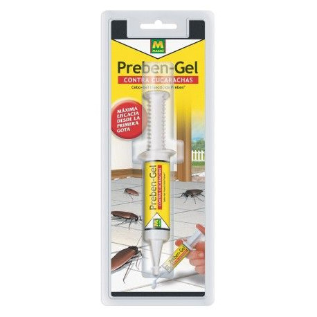 Gel Para Cucarachas Preben Jeringuilla 5 Gr. 231201