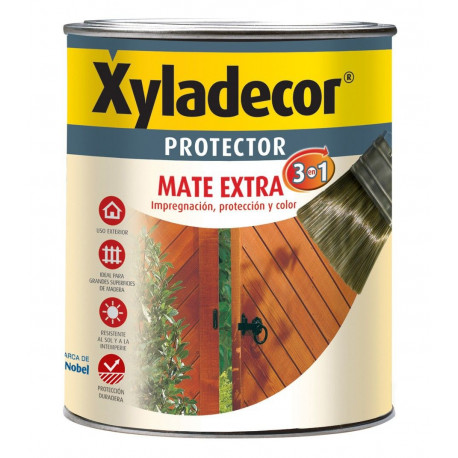 Protector Para Madera Mate Nogal 3 En 1 750ml Xyladecor