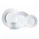 Plato Llano 24,5 Cm Trianon Blanco 9203665