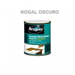 Esmalte Laca Sint. Nogal Oscuro 750ml Maderfin Efecto Madera