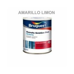 Esmalte Sintetico Brillante Bruguer Dux Amarillo Limon 750ml