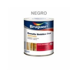 Esmalte Sintetico Satinado Bruguer Dux Negro 4l