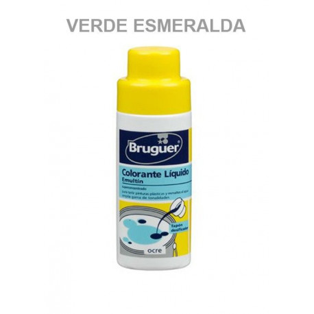 Tinte Concentrado Pinturas Al Agua Verde Esmeralda 50ml Emul