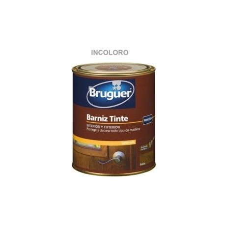 Barniz Tinte Sintetico Satinado Incoloro 750ml