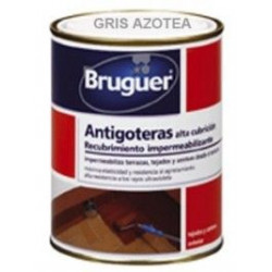 Pintura Antigoteras Alta Cubricion Mate Gris Azotea 4l