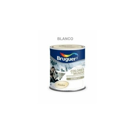 Pintura Plastica Mate Monocapa Cm Alaska Blanco Techos 750ml