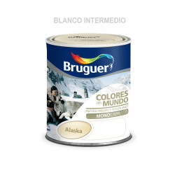 Pintura Plastica Mate Monocapa Cm Alaska Blanco Interm 750ml